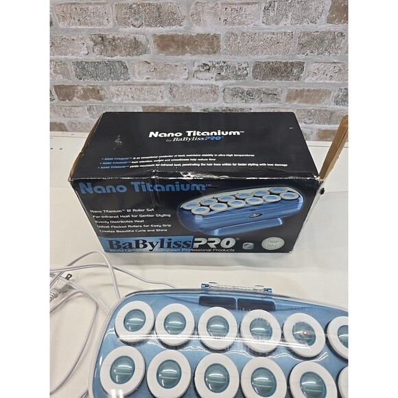 BaByliss PRO Nano Titanium Jumbo Rollers Curlers Hairsetter - Picture 5 of 10